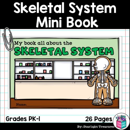 Human Body Systems: Skeletal System Mini Book for Early Readers's featured image