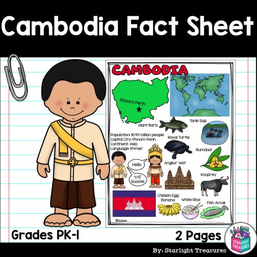 Cambodia Fact Sheet for Early Readers's featured image