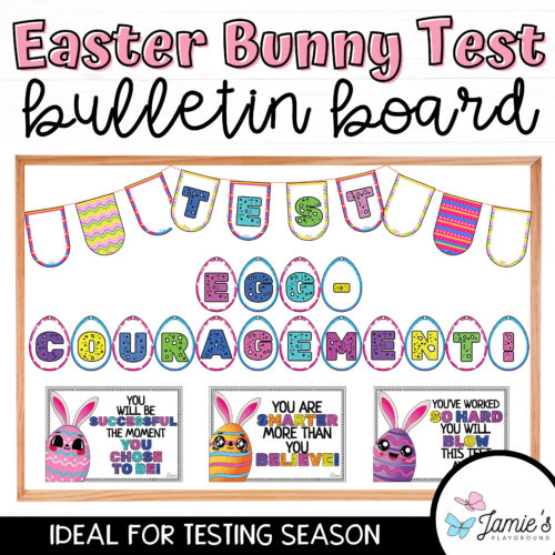 Easter Bunny | Test Taking Skills Spring Bulletin Board Kit for Test Prep's featured image