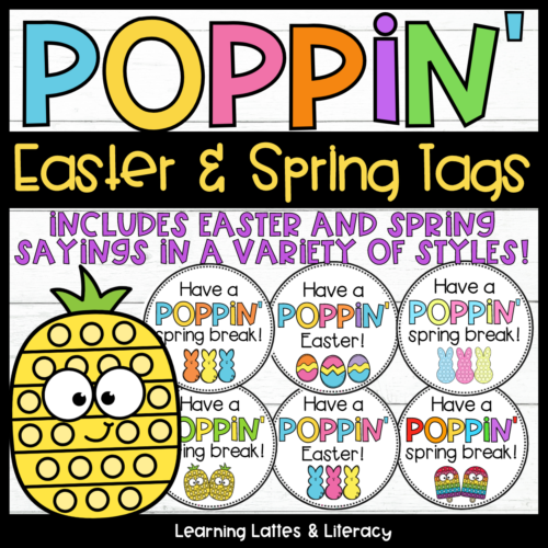 Poppin Easter Tags Poppin Spring Break Tags Peep Bunny Popit Fidget Gift Tags Have a Poppin Spring Break Poppin Easter's featured image