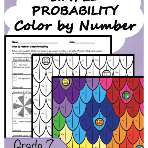 Simple Probability Color by Number's featured image