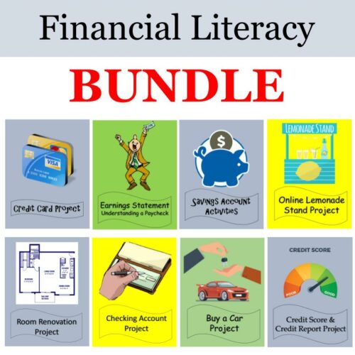 Consumer Math and Financial Literacy Activities & Projects GROWING BUNDLE's featured image