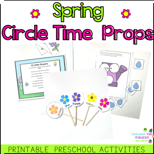 Preschool Spring Circle Time Props Games and Activities's featured image