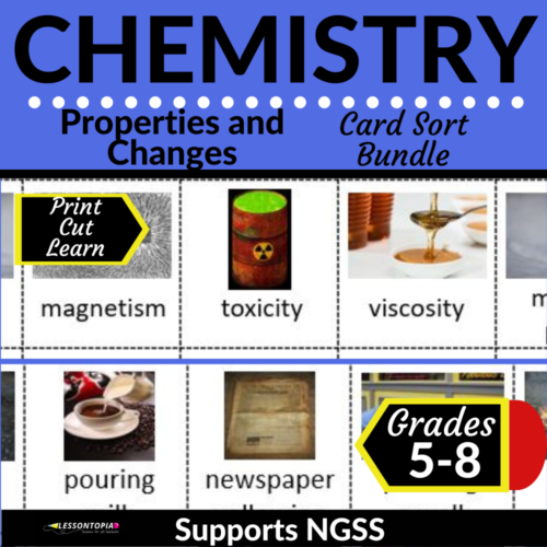 Properties and Changes of Matter | Chemistry | Card Sort Bundle's featured image