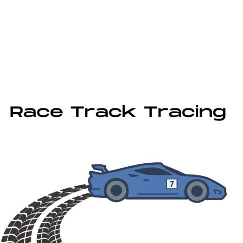 Race Track Tracing: A Printable Tracing Activity For Kids's featured image