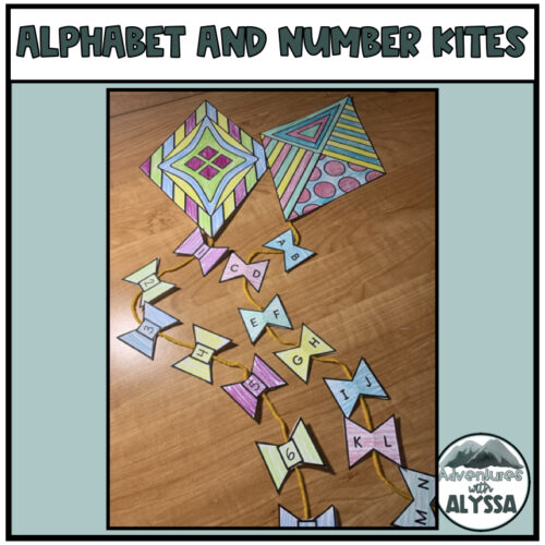 Number and Alphabet Spring Craft's featured image