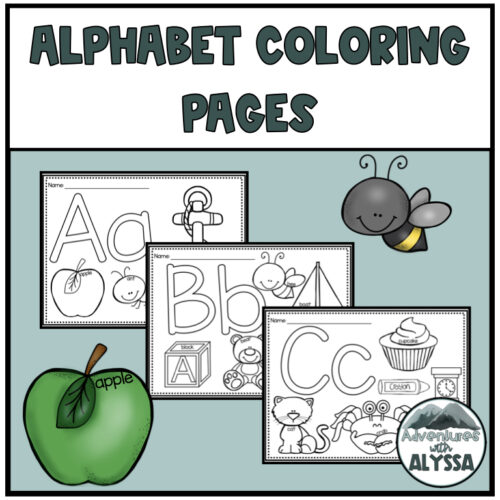 Alphabet Coloring Pages's featured image
