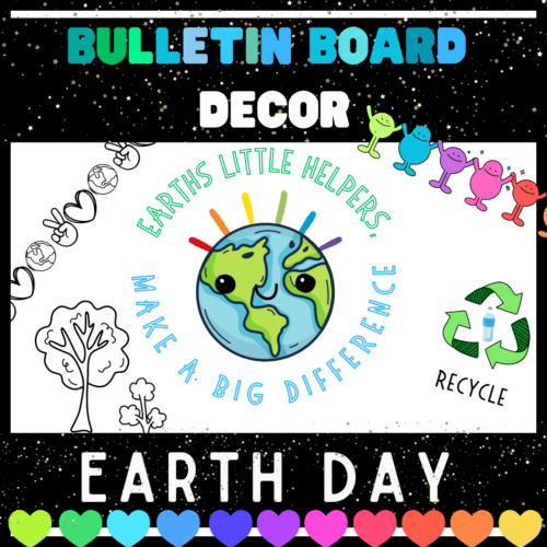 Earth Day Bulletin Board Kit - Earth Day Decoration's featured image