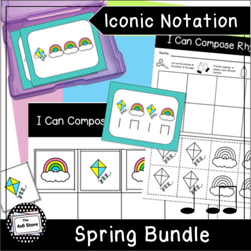 Spring Iconic Notation Cards & Composition Activity Bundle's featured image