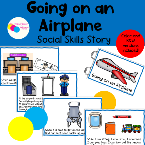 Going on an Airplane Social Skills Story, Travel Social Skills Story's featured image