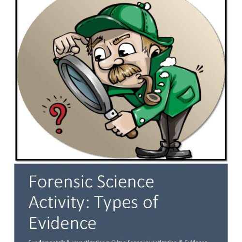 Crime Scene Investigation Worksheet: Types of Evidence's featured image