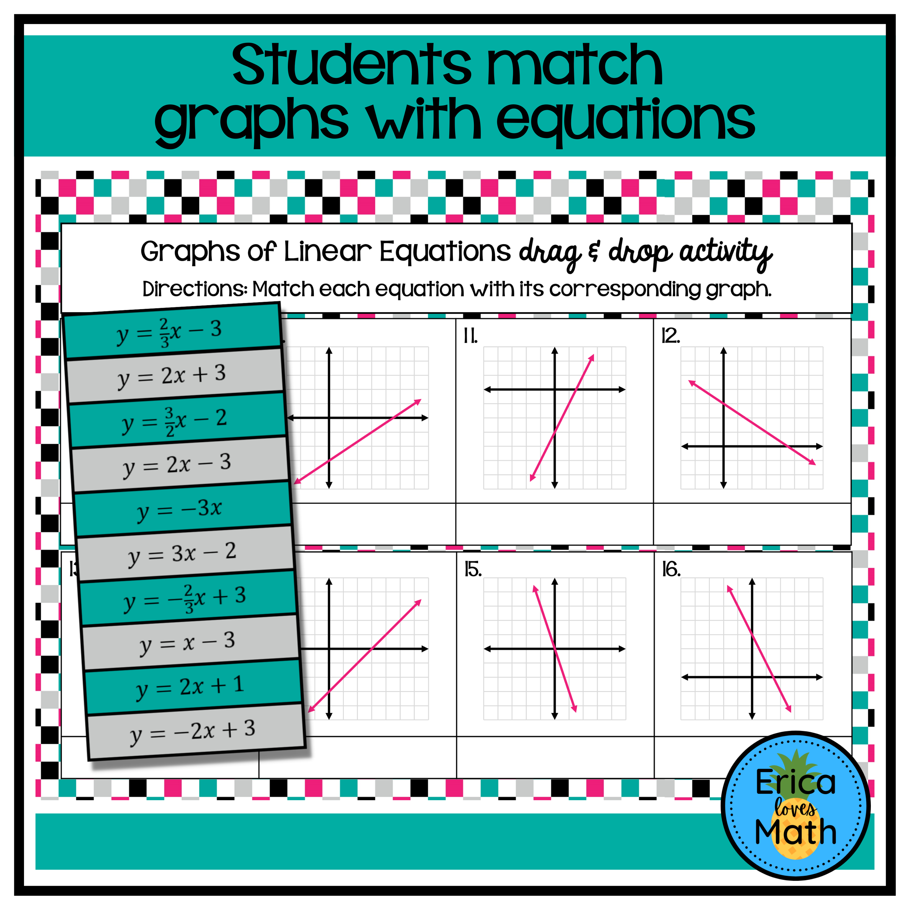 linear-equations-matching-worksheet-master-the-basics-of-algebra
