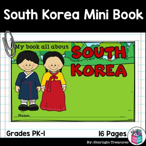 South Korea Mini Book for Early Readers - A Country Study's featured image