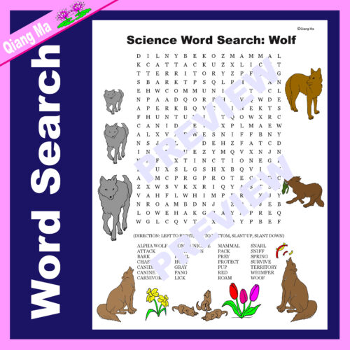 Science Word Search: Wolf's featured image