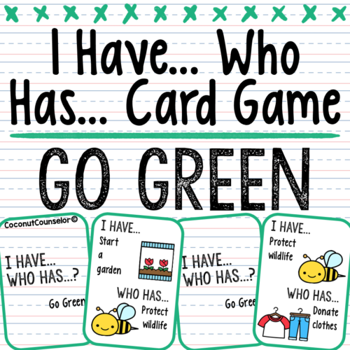 Go Green I Have, Who Has? Card Game's featured image