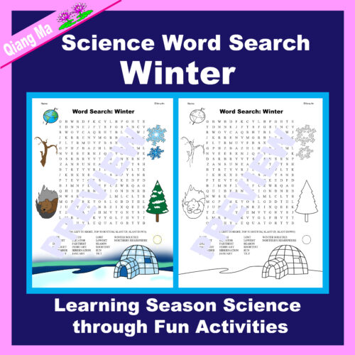 Science Word Search: Winter's featured image