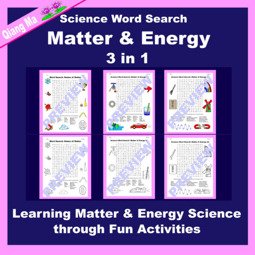 Science Word Search: Matter & Energy's featured image