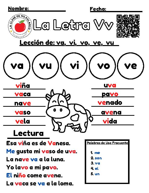 La Letra Vv: va ve vi vo vu's featured image