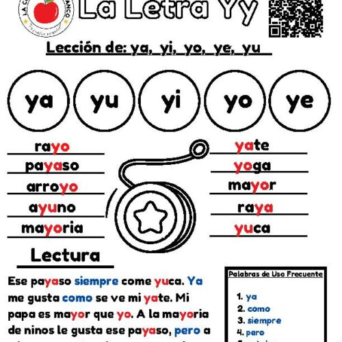 La Letra Yy: ya ye yi yo yu's featured image