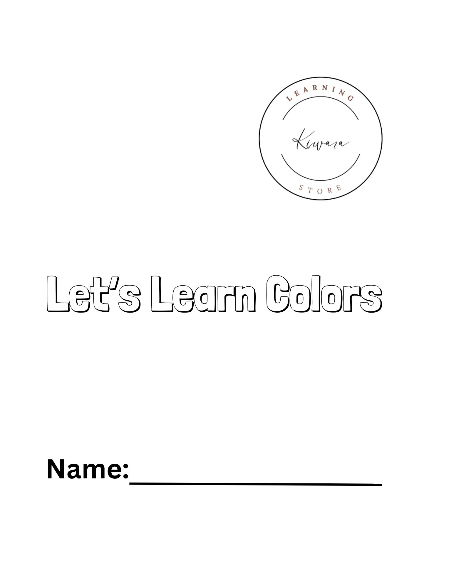 Let’s Learn Colors