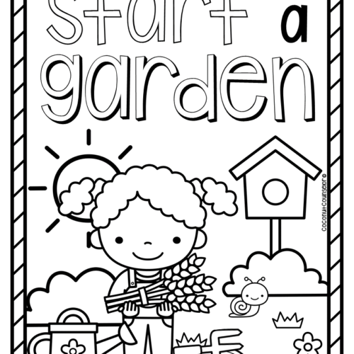 go green coloring page
