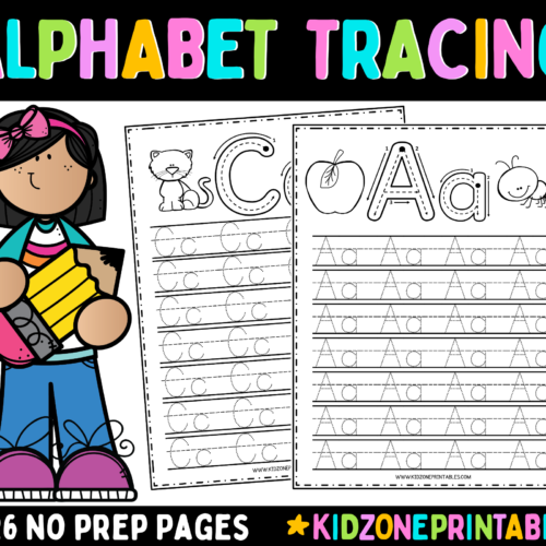 Letter Tracing - Alphabet Worksheets - Handwriting Practice's featured image