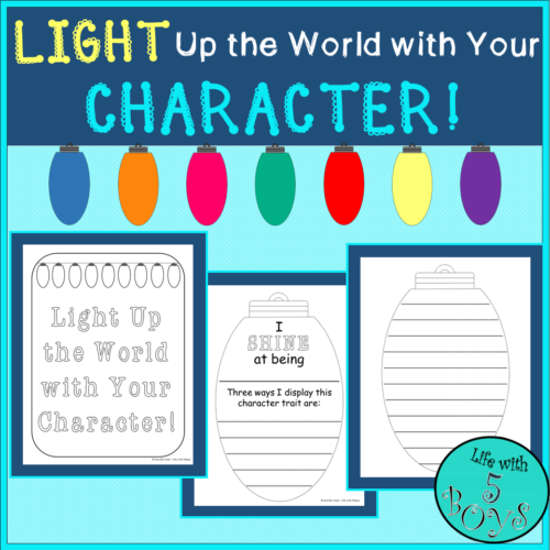 Character Traits Activity Light Up the World with Your Character's featured image