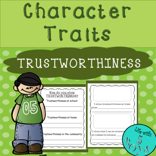 Character Trait Activity Trustworthiness's featured image