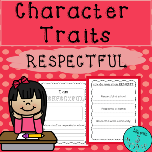 Character Trait Activity for Respectful's featured image