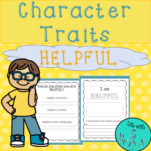 Character Trait Activity for Helpful's featured image