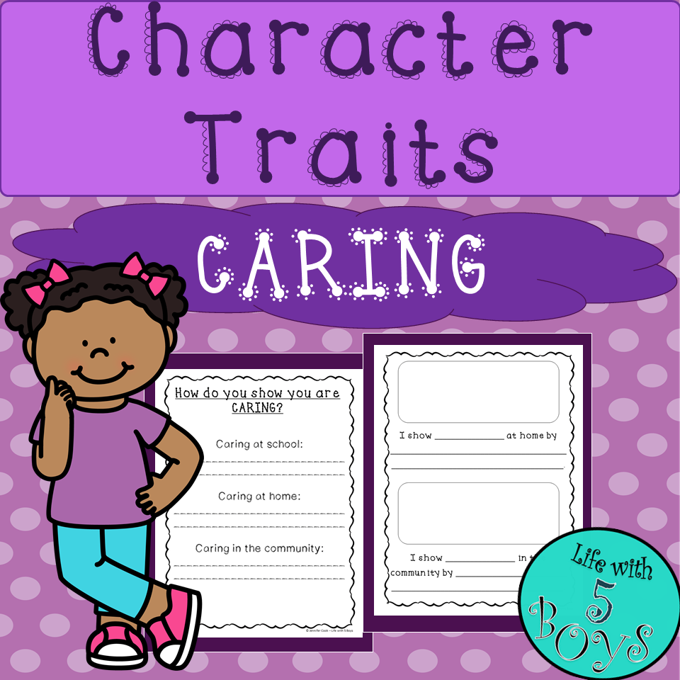 Character Trait Activity for Caring - Classful