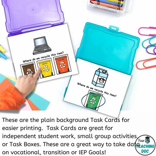 waste sorting activity | sorting activities,... Recycling Sorting Earth Day Activities Level 2 - Classful
