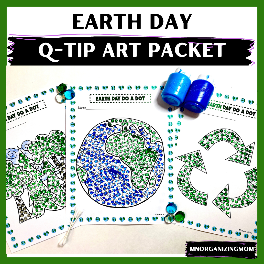 Earth Q Tip Painting At Millard Brochu Blog