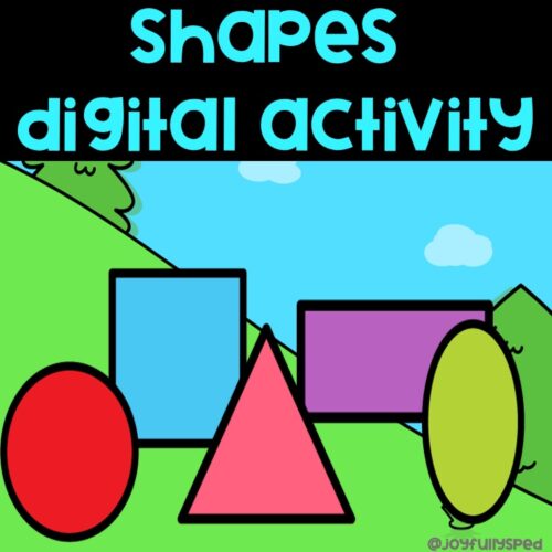 Pre-Kindergarten Identifying, Matching, Sorting Shapes - Digital activity & Google slides's featured image