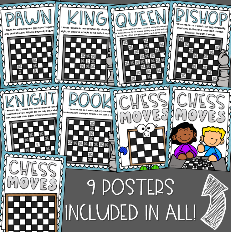 Chess Piece Wall Art Cut Outs - Pawn, King, Queen, Bishop, Rook, or Knight