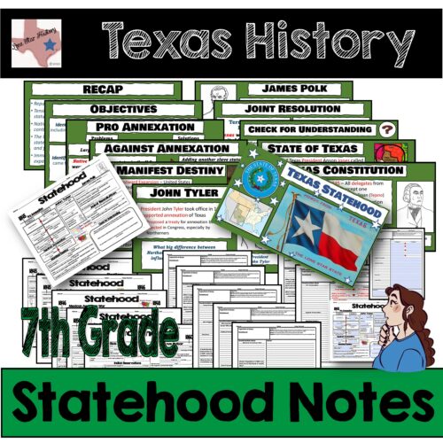 Statehood Notes - Texas History's featured image