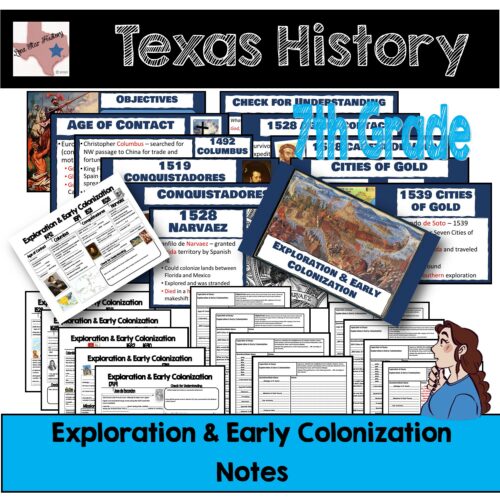 Exploration & Early Colonization Notes - Texas History's featured image