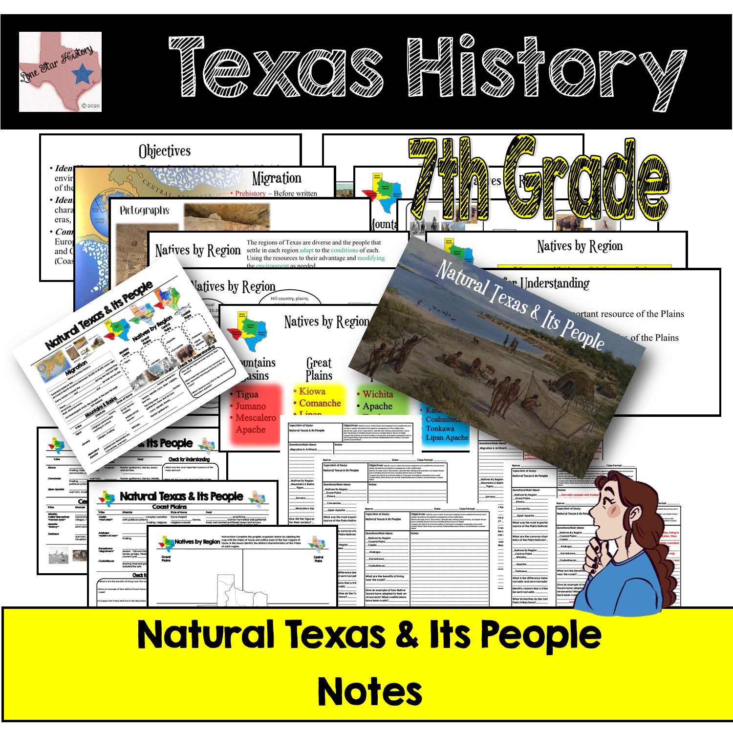 Natural Texas & Its People Notes - Texas History