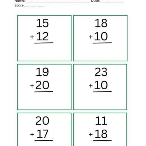 Two Digit Addition & Subtraction without regrouping | Adaptive ...