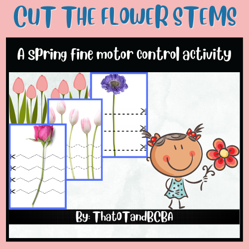 Cut the Flower Stems: A spring fine-motor activity's featured image