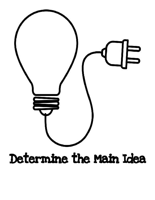 main idea light bulb