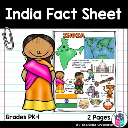 India Fact Sheet for Early Readers's featured image