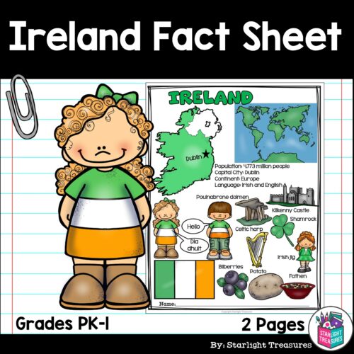 Ireland Fact Sheet for Early Readers's featured image