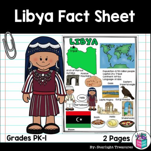 Libya Fact Sheet for Early Readers - A Country Study's featured image
