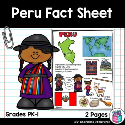 Peru Fact Sheet for Early Readers's featured image