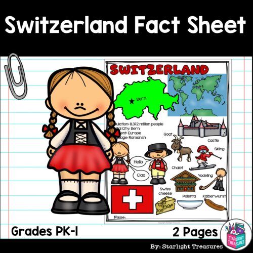 Switzerland Fact Sheet for Early Readers's featured image