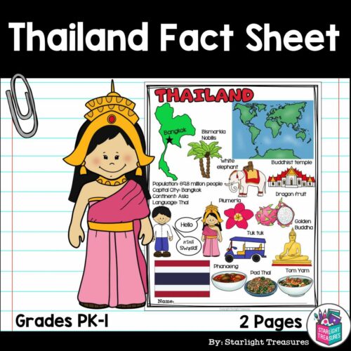 Thailand Fact Sheet for Early Readers's featured image