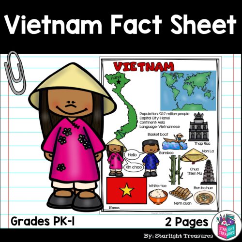 Vietnam Fact Sheet for Early Readers's featured image