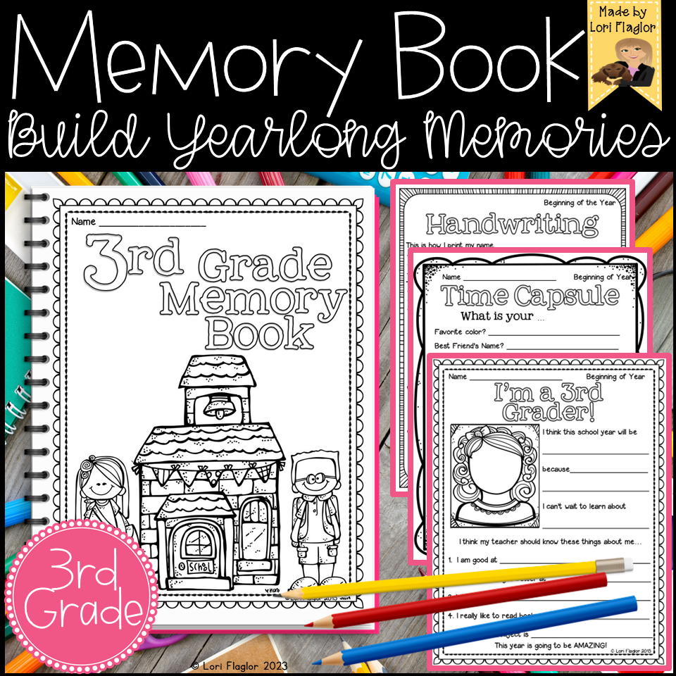 Yearlong Memory Book- 3rd Grade