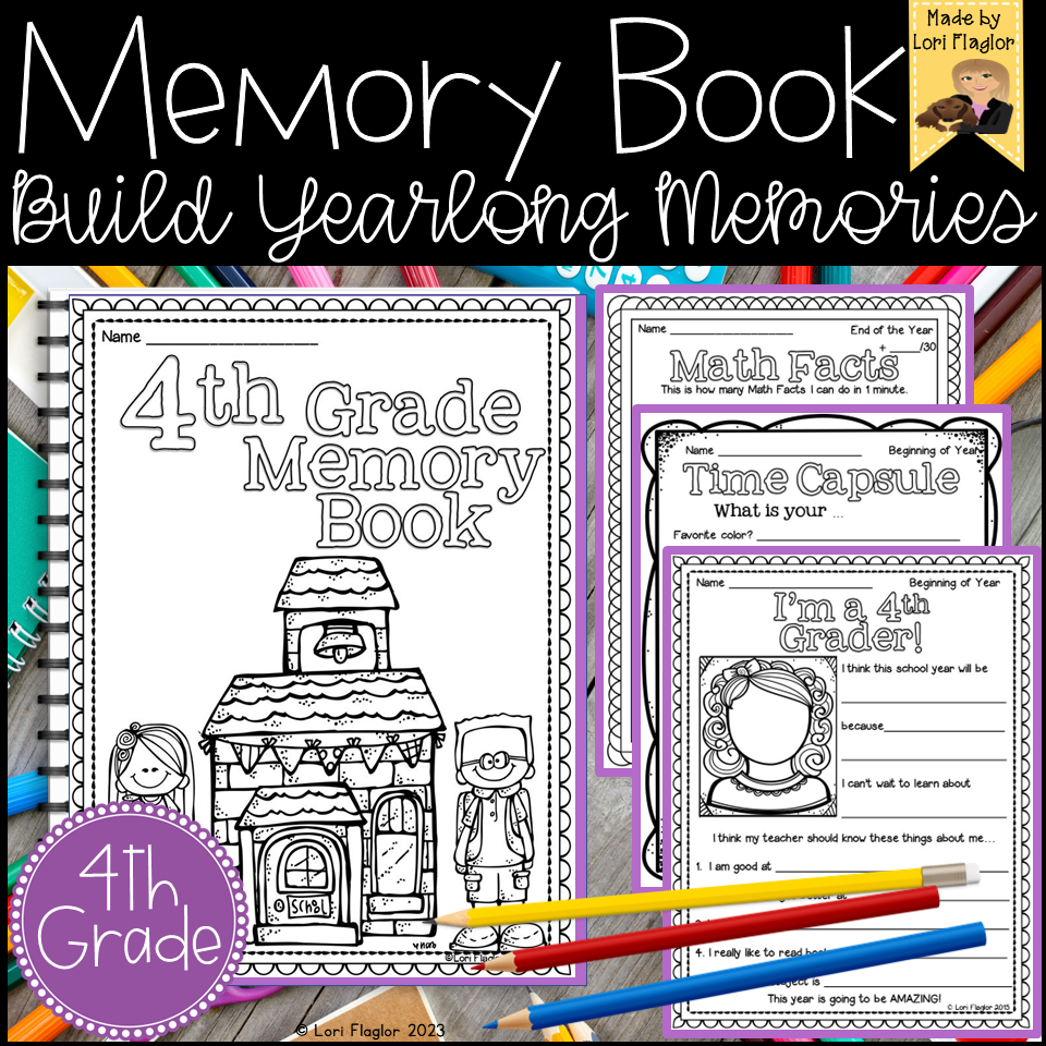 Yearlong Memory Book- 4th Grade Edition